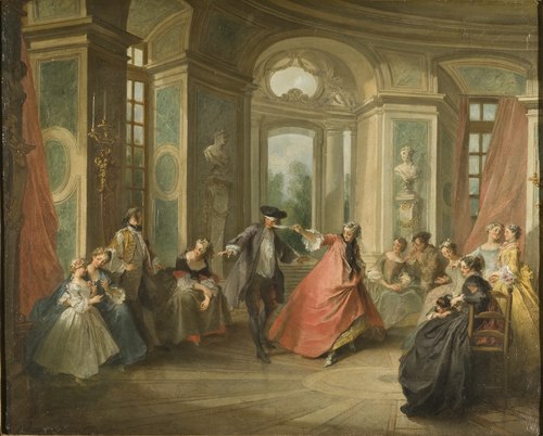 Le jeu de colin-maillard, 1729, Nicolas Lancret