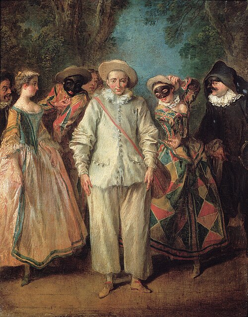 Les acteurs de la Comédie italienne, 1701, Nicolas Lancret