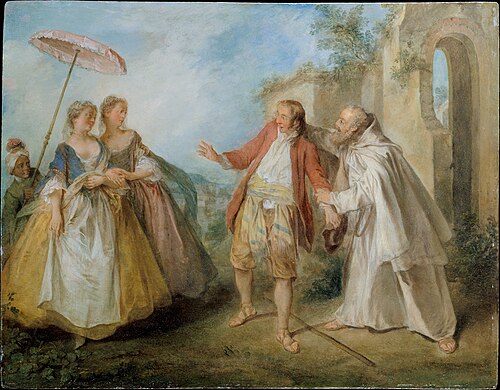 Les Oies de frère Philippe, 1736, Nicolas Lancret