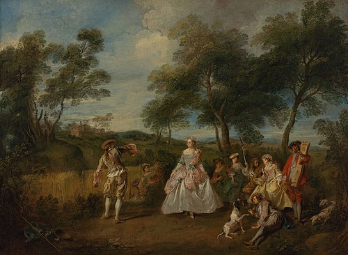 Pastoral Dance, 1725, Nicolas Lancret