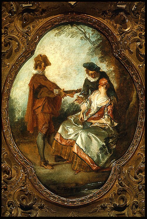 The Serenade, , Nicolas Lancret