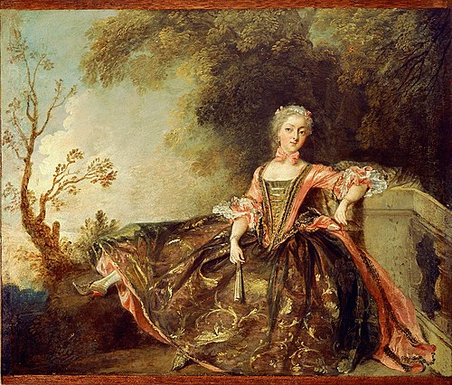 Portrait of a Dancer (Mademoiselle Marie Sallé?), 1735, Nicolas Lancret