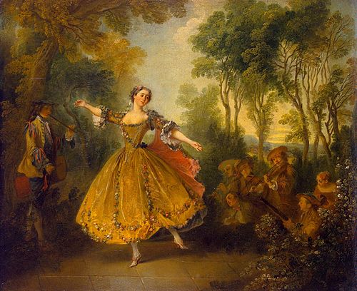 Mlle Camargo Dancing, 1730, Nicolas Lancret