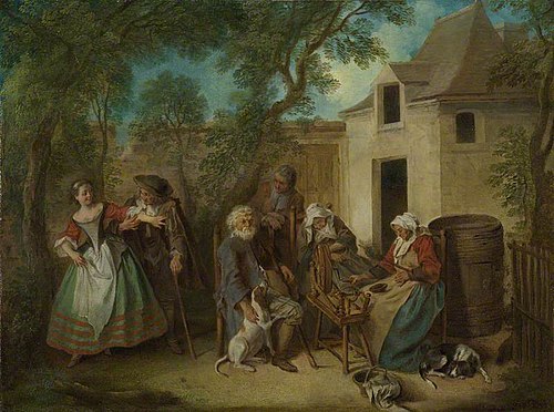 The Four Ages of Man: Old Age, 1732, Nicolas Lancret