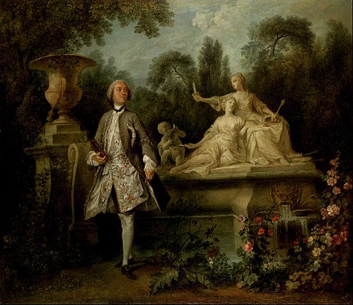 Portrait of the Actor Grandval, 1742, Nicolas Lancret
