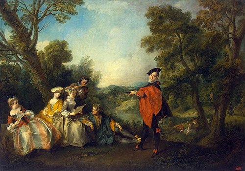 Concert in the Park, 1731, Nicolas Lancret