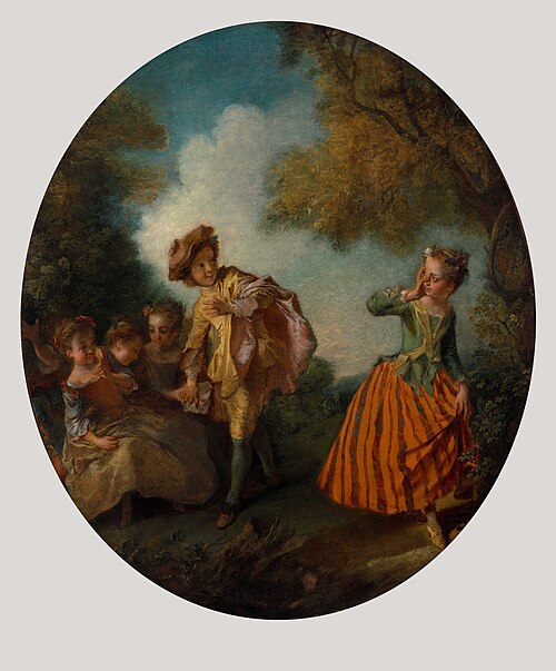 Blind Man's Bluff, , Nicolas Lancret