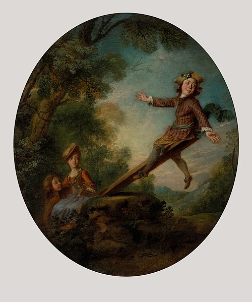 The Seesaw, , Nicolas Lancret