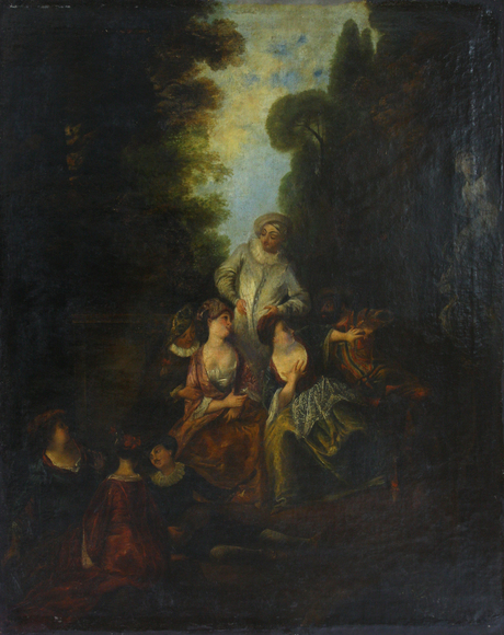 Les acteurs italiens, 1750, Nicolas Lancret