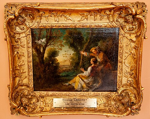 Les Tourterelles, 1725, Nicolas Lancret