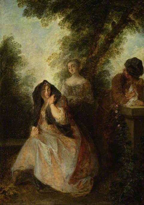 'Dans cette aimable solitude...', , Nicolas Lancret