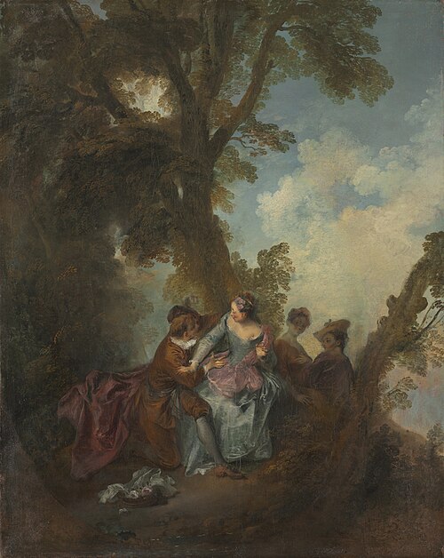 Declaration of Love, 1720, Nicolas Lancret