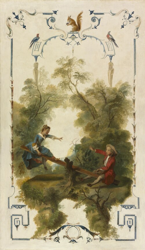 The See-Saw, 1723, Nicolas Lancret