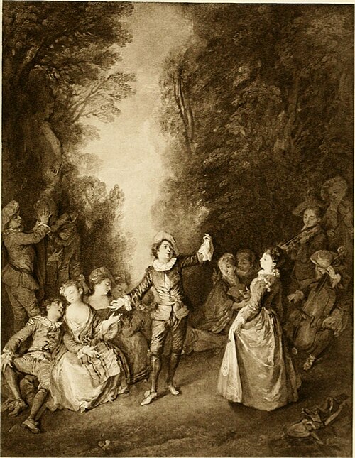 Fête Champêtre, 1750, Nicolas Lancret