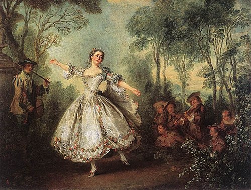 Mademoiselle de Camargo Dancing, 1730, Nicolas Lancret
