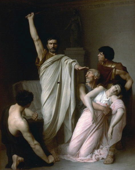 The Oath of Brutus, 1885, Édouard Cabane