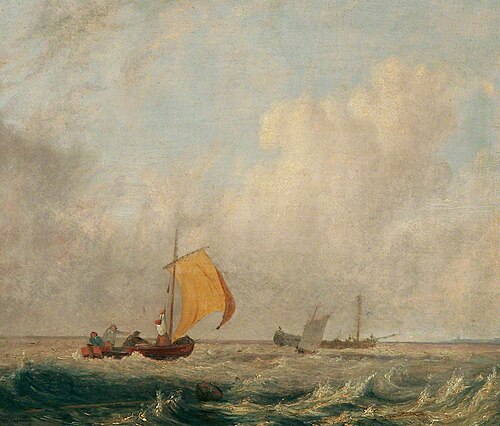 Seascape, 1843, Alfred Stannard