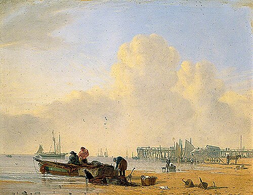Yarmouth Jetty, Norfolk, 1841, Alfred Stannard