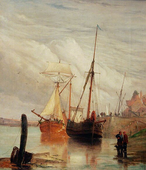 On the River Deben, 1849, Alfred Stannard