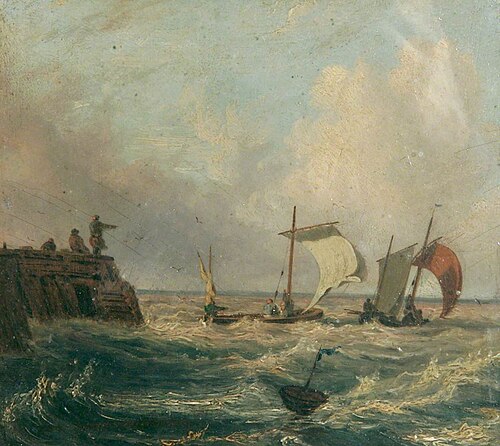 Seascape, 1868, Alfred Stannard