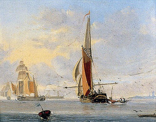 Sea Piece, , Alfred Stannard