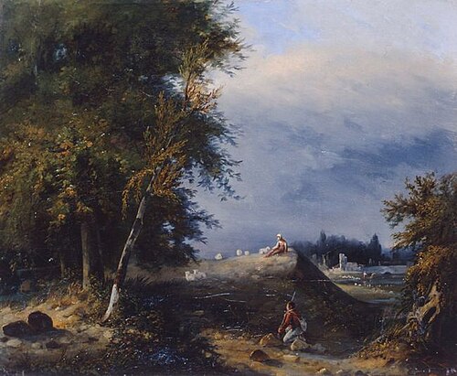 Chasseur à l'affût, 1900, Jean-Louis Gintrac