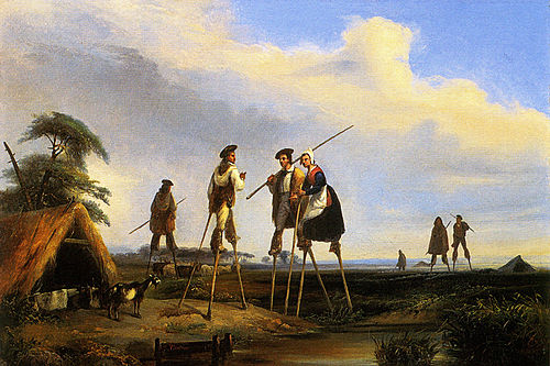 Inhabitants of the Landes, 1825, Jean-Louis Gintrac