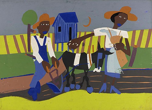 Sowing, 1941, William H. Johnson