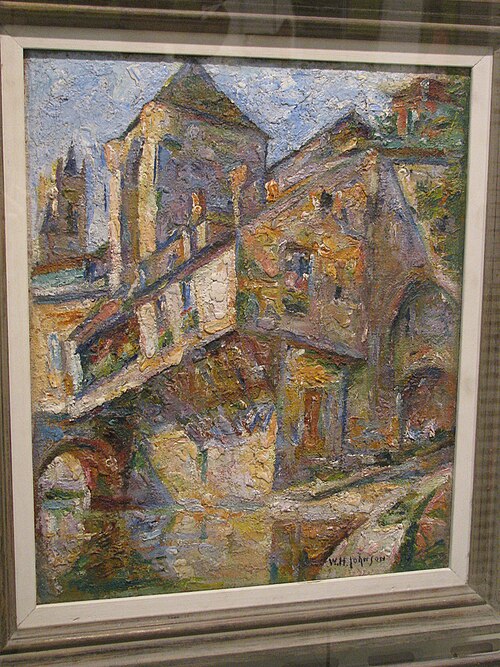Vieille Maison à Porte, 1927, William H. Johnson