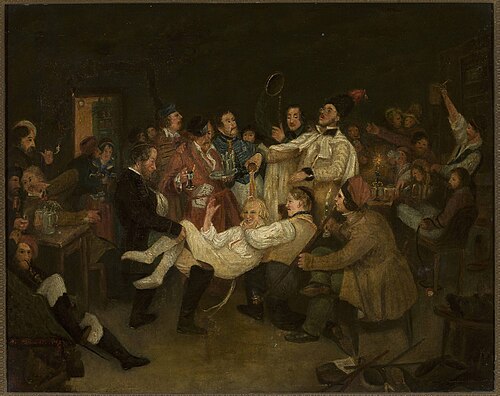 Students’ play, 1848, Maximilian Anton Piotrowski