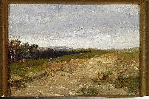 Landscape with a birch grove, 1868, Maksymilian Gierymski