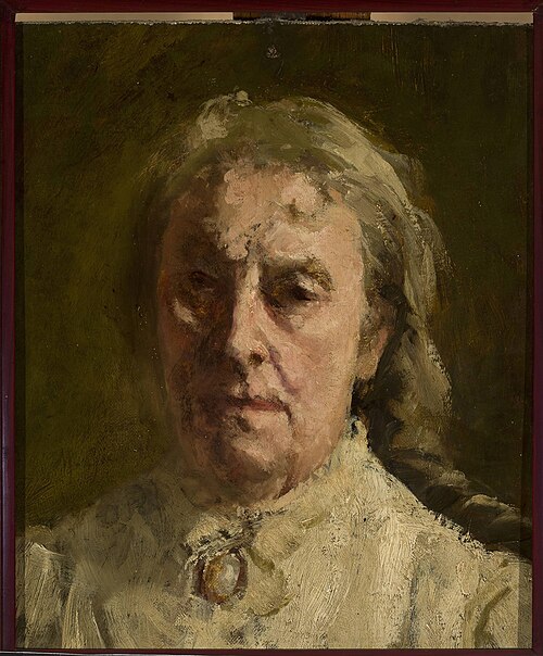Head of a woman, , Maksymilian Gierymski