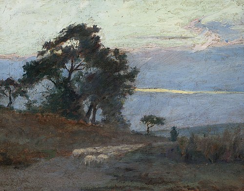 Le paysage au lever du soleil (L'Aube), 1869, Maksymilian Gierymski