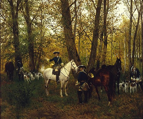 Le Repos pendant la chasse, 1872, Maksymilian Gierymski