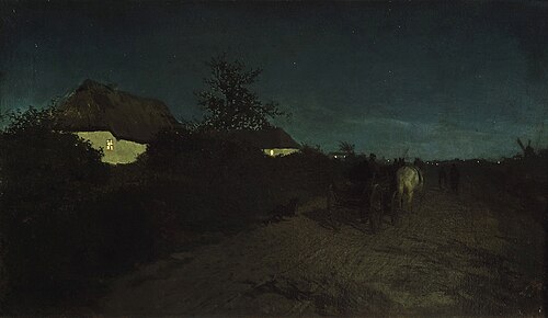 La Nuit., 1872, Maksymilian Gierymski