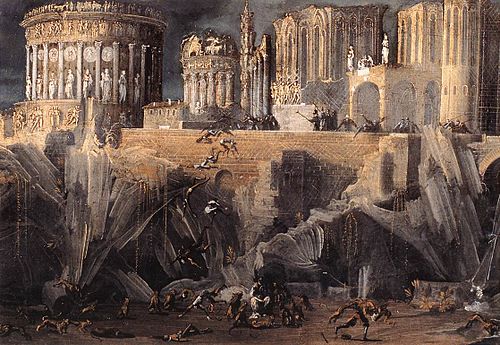 Vue architecturale fantastique, 1625, François de Nomé