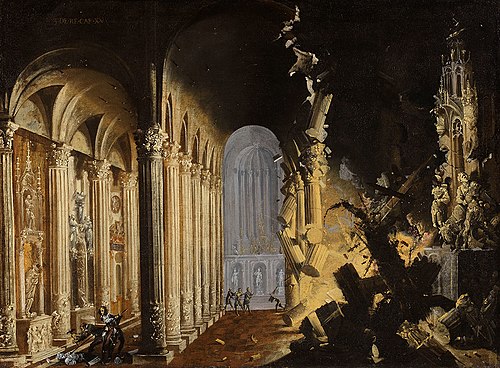 Le Roi Asa de Juda détruisant les idoles, 1625, François de Nomé