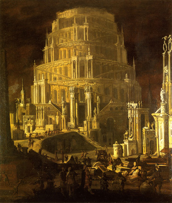 La Tour de Babel, 1650, François de Nomé