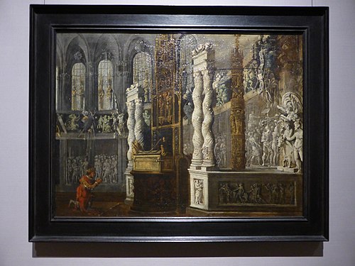 Salomon au Temple, , François de Nomé