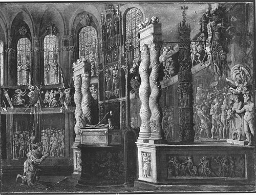 David im Tempel, , François de Nomé