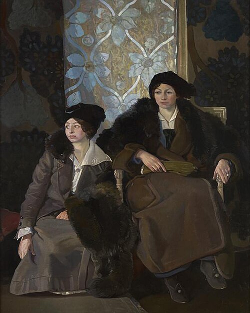 Miss Maidie and Miss Elsie Scott, 1915, Eric Robertson