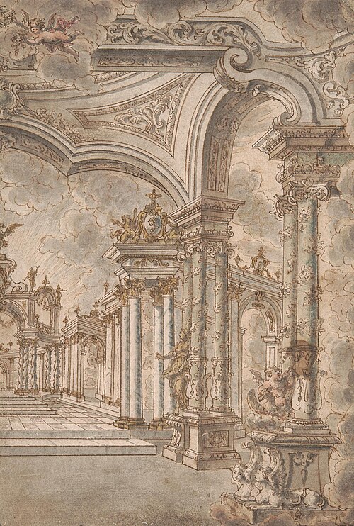 An architectural fantasy, , John Devoto