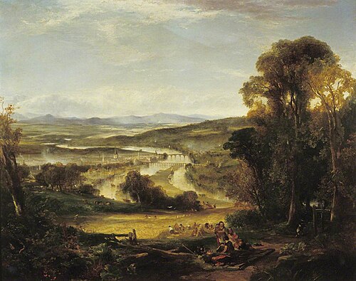 Perth from Moncrieffe Hill, 1858, John Crawford Wintour