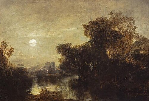 Moonlight, Blairlogie, 1875, John Crawford Wintour