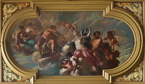 Mythologische voorstelling met Jupiter, 1724, Mattheus Terwesten