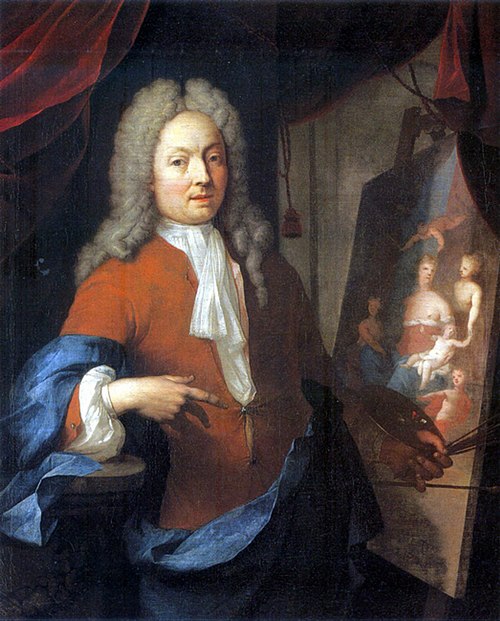 Self-portrait, 1724, Mattheus Terwesten