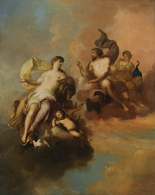 Jupiter, Hera and Venus, , Mattheus Terwesten