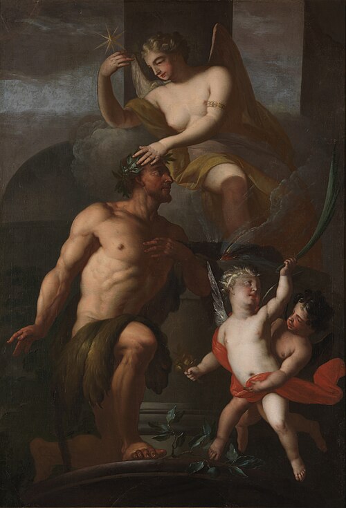 De apotheose van Hercules, , Mattheus Terwesten