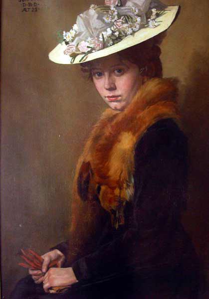 'Portret van een vrouw.' Johanna de Baat Doelman (1880-1968), 1921, Johann Georg van Caspel