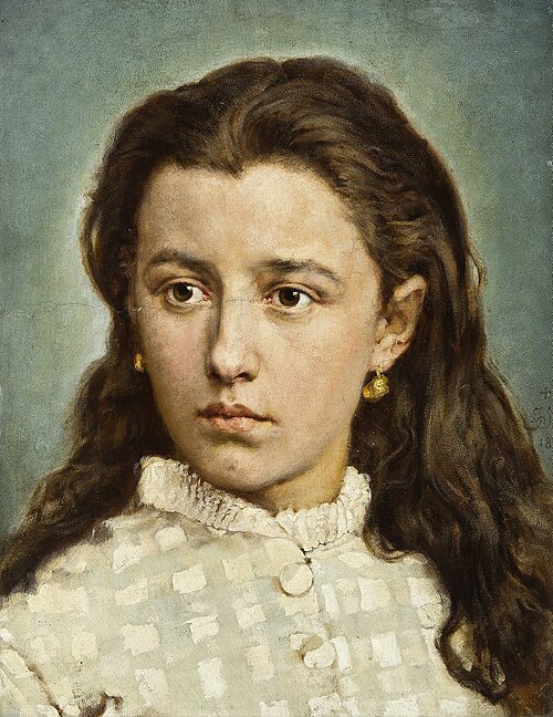 Portrait of Maria Levittoux, 1872, Jan Matejko
